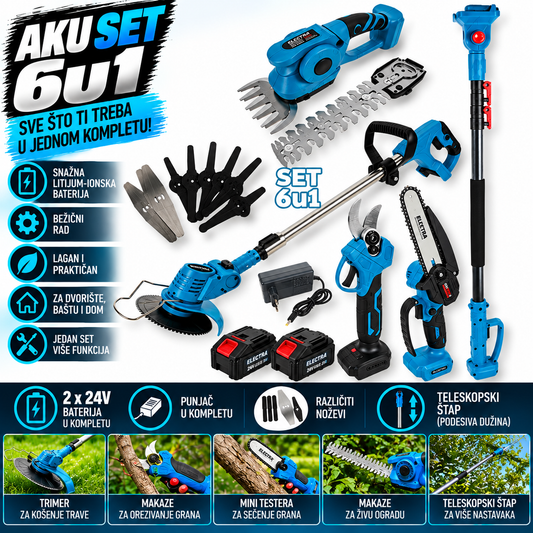 AKU BAŠTENSKI SET 6U1