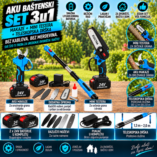 AKU BAŠTENSKI SET 3U1