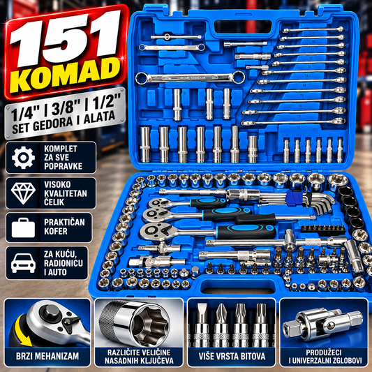 HANSON GEDORE 151-delni set