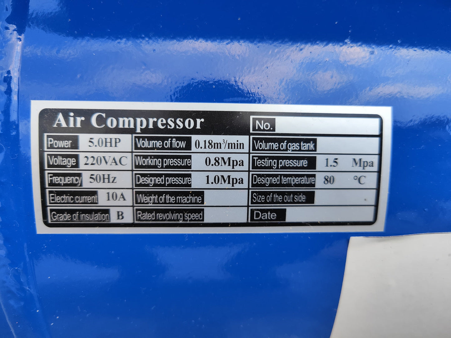 Hanson Kompresor 50L Sa Dva Izlaza Alat