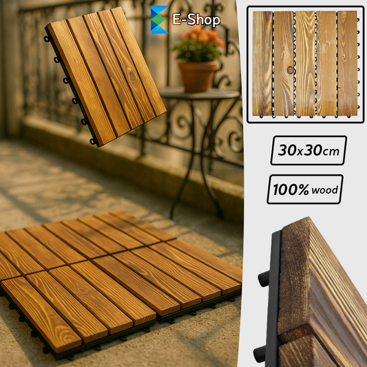 DRVENA PODNA OBLOGA-5 KOMADA