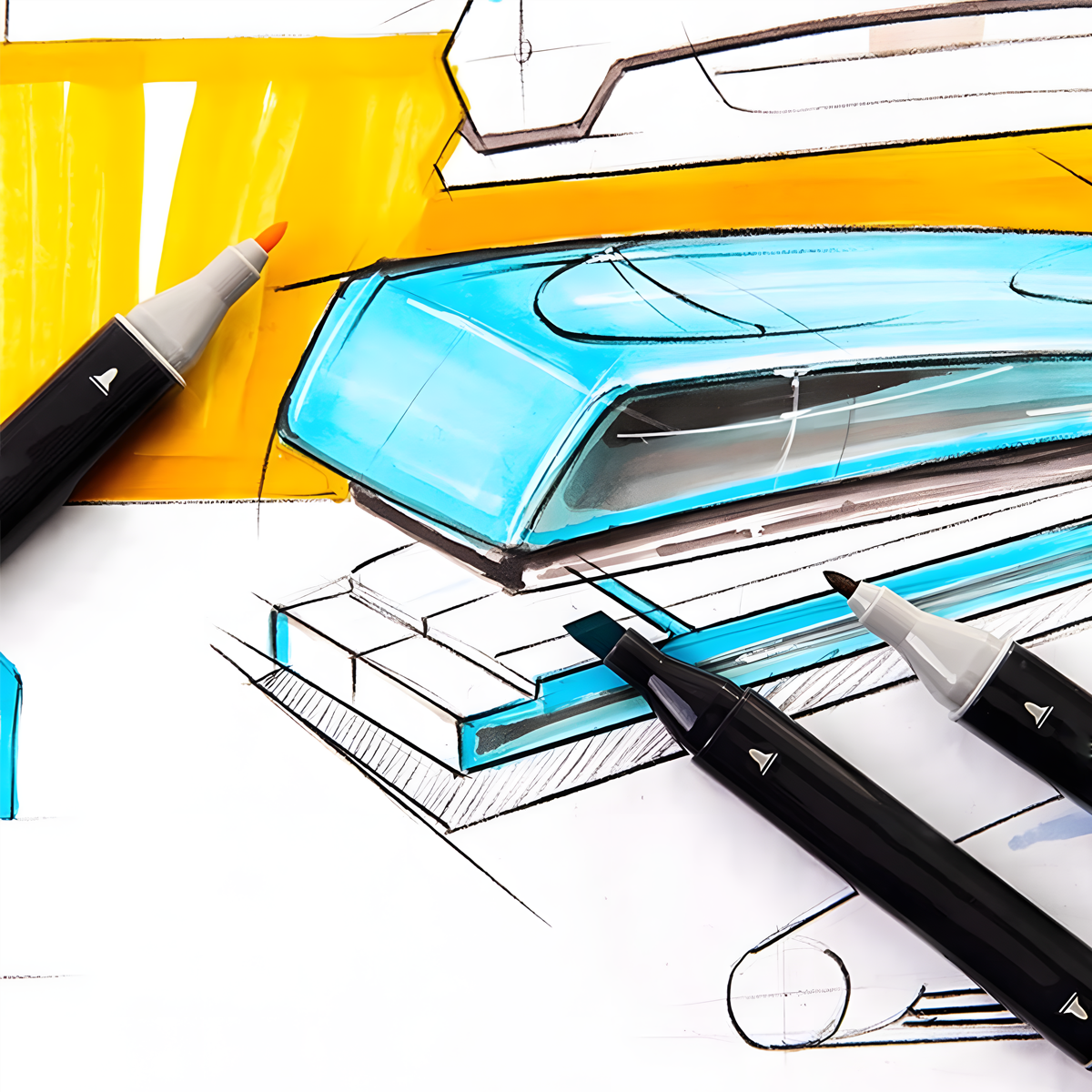 80-DELNI SET FLOMASTERA