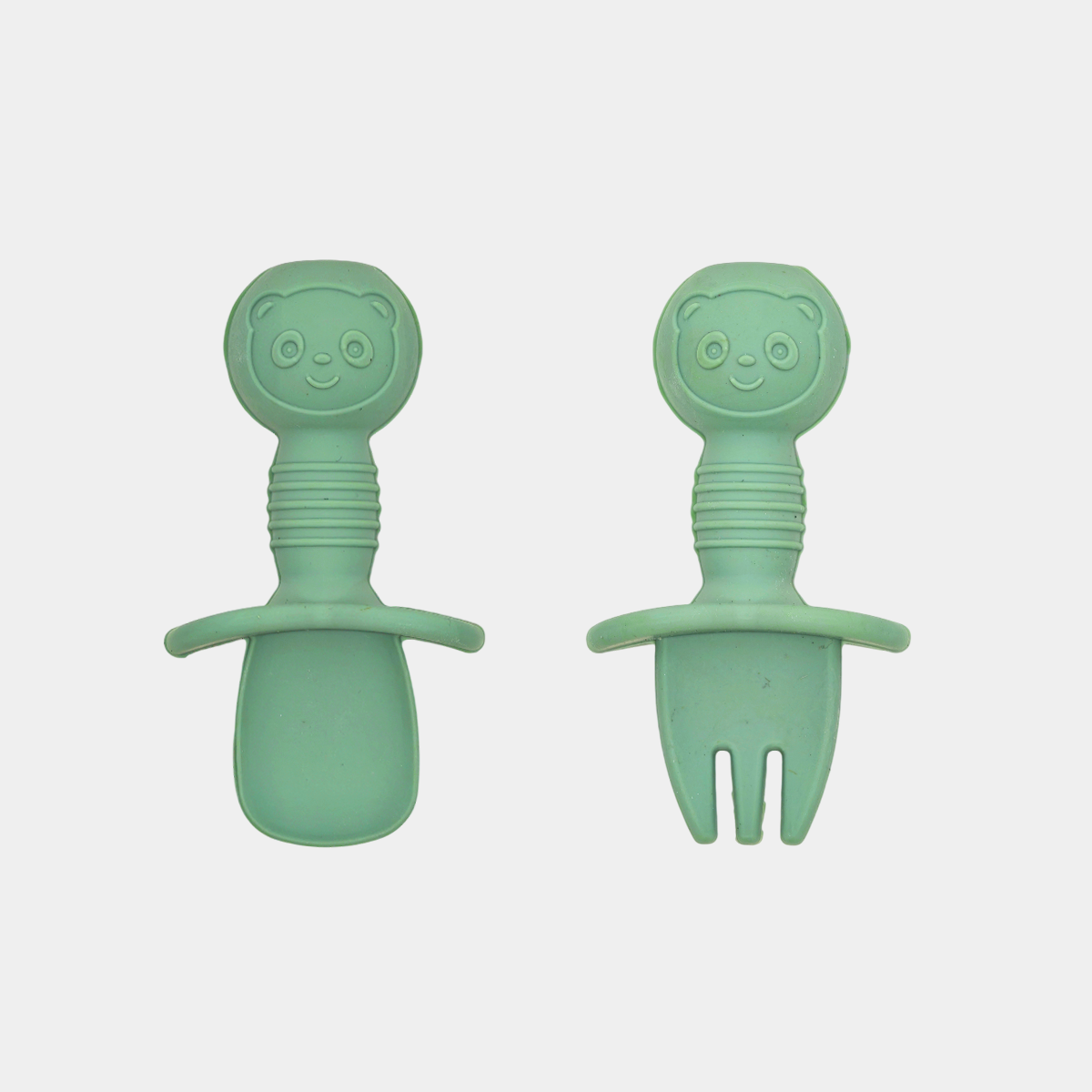 SILIKONSKI SET PRIBORA ZA JELO ZA DECU