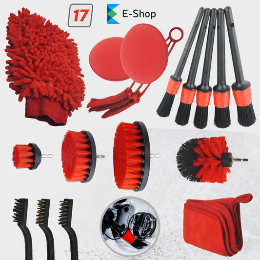 17-DELNI SET ZA ČIŠĆENJE AUTOMOBILA