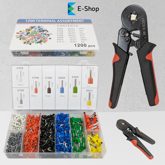 SET ZA KRIMPANJE: KLEŠTA + 1200 HIZNI