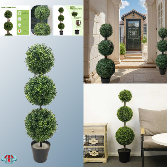 VEŠTAČKA TOPIJARSKA BILJKA SA VAZOM-90 CM