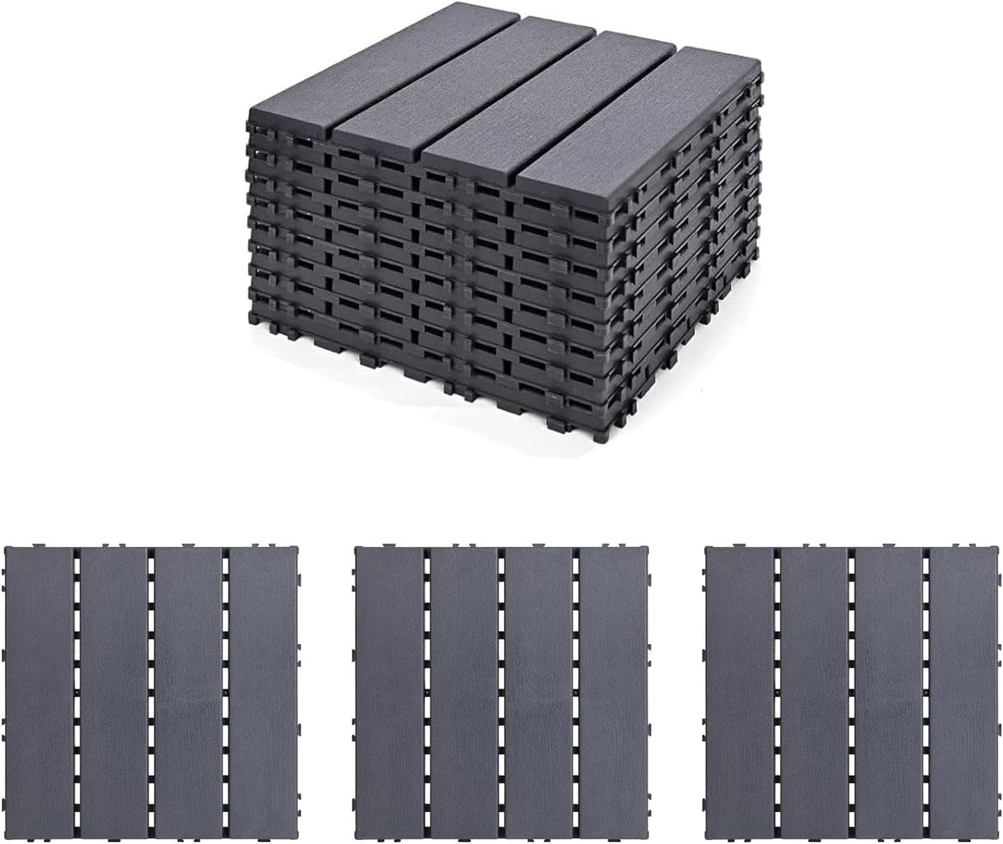 PLASTIČNE PODNE OBLOGE 30x30 cm-5 KOMADA