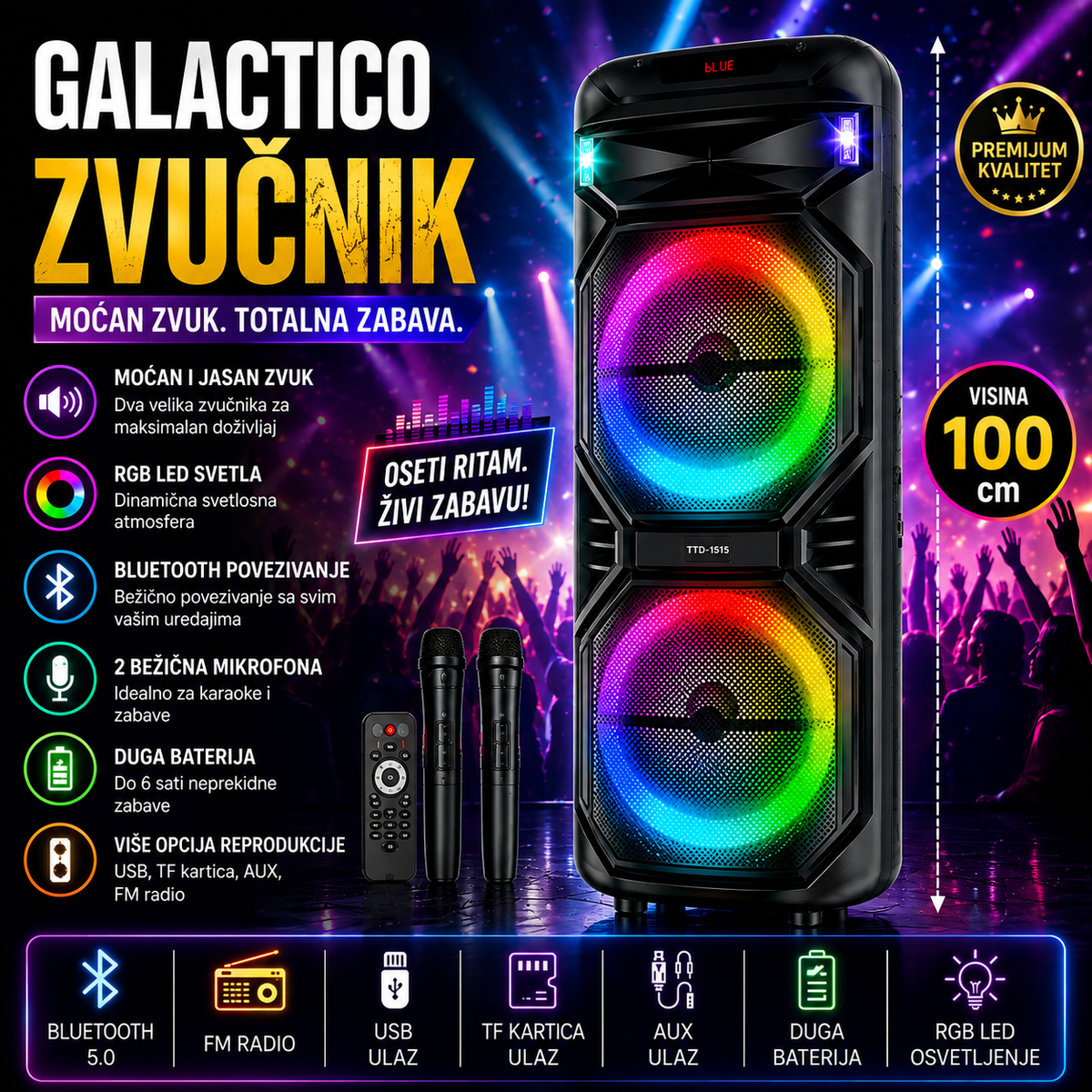 GALACTICO ZVUČNIK