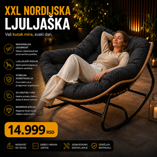 XXL NORDIJSKA LJULJAŠKA