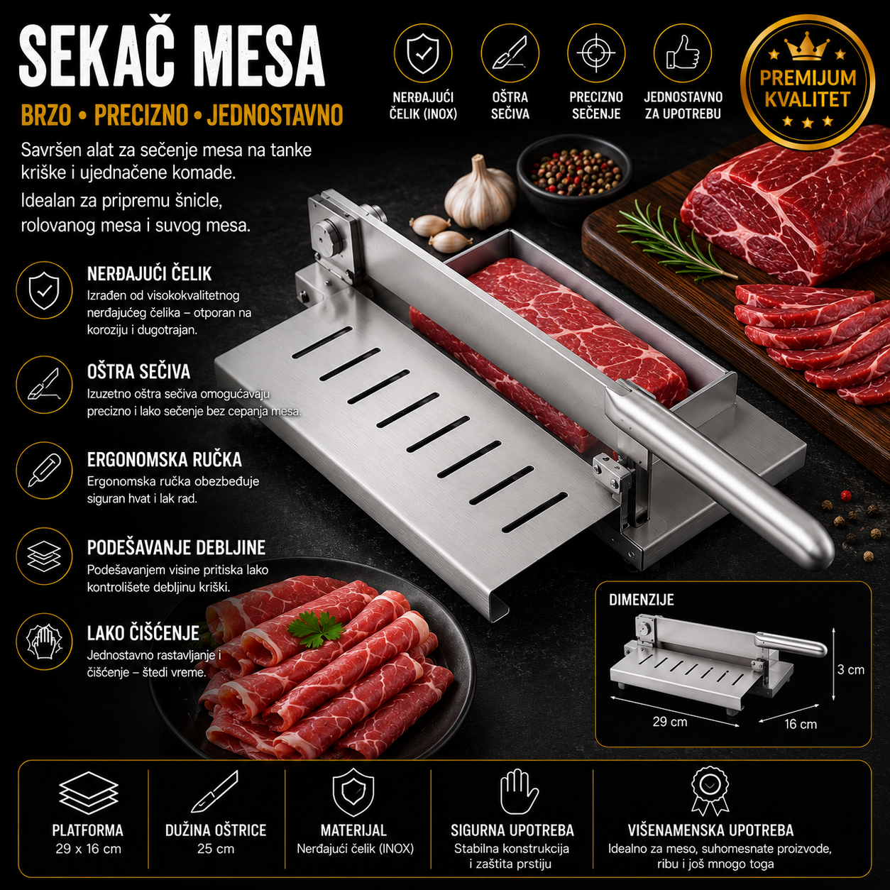 SEKAČ MESA