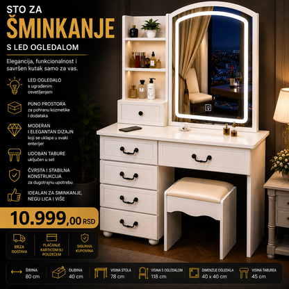 STO ZA ŠMINKANJE "ELISSE"