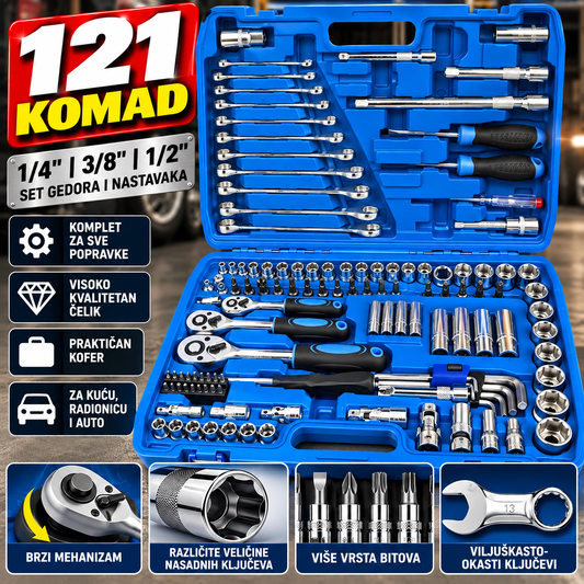 HANSON GEDORE 121-delni set