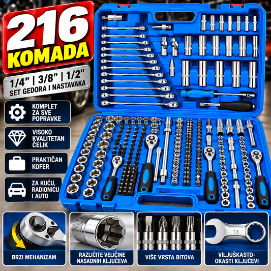 HANSON GEDORE 216-delni set