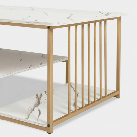 MODERNI STO ZA DNEVNI BORAVAK IMITACIJA MERMERA-"FLORENCE"