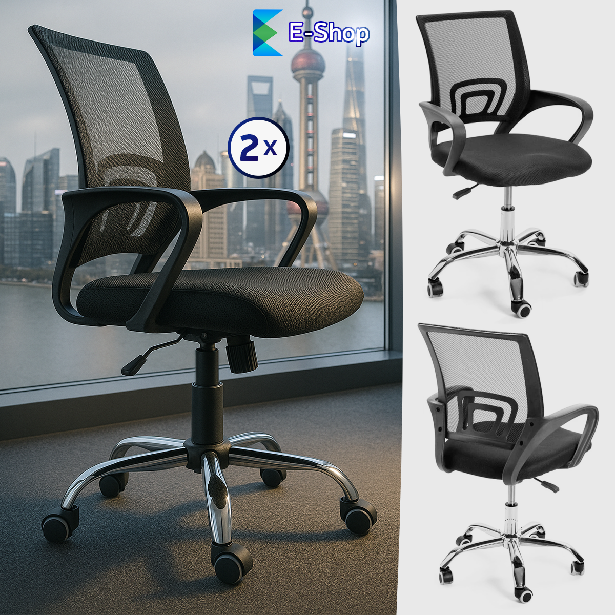 UREDSKA STOLICA "OFFICE"-2 KOMADA